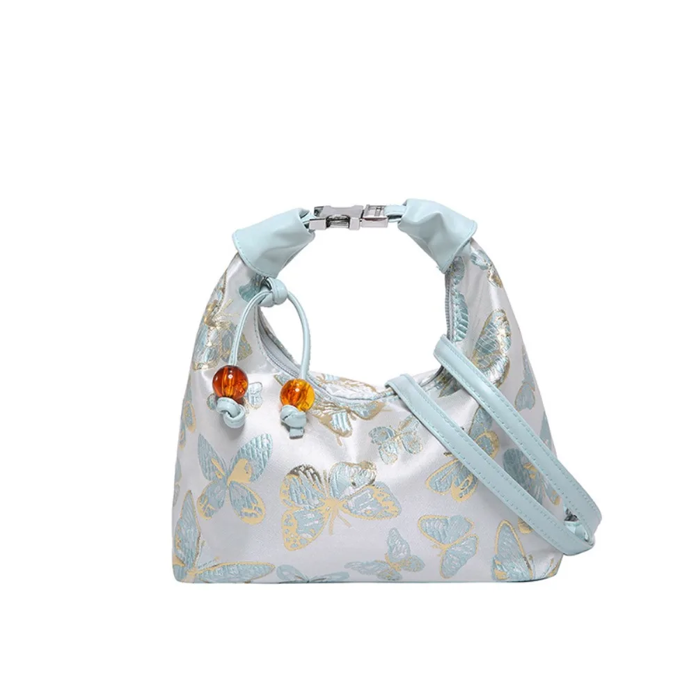 

Банкетная сумка с вышивкой в китайском стиле, большая вместительная сумка Hanfu для поездок на работу, элегантные аксессуары Cheongsam, женский клатч