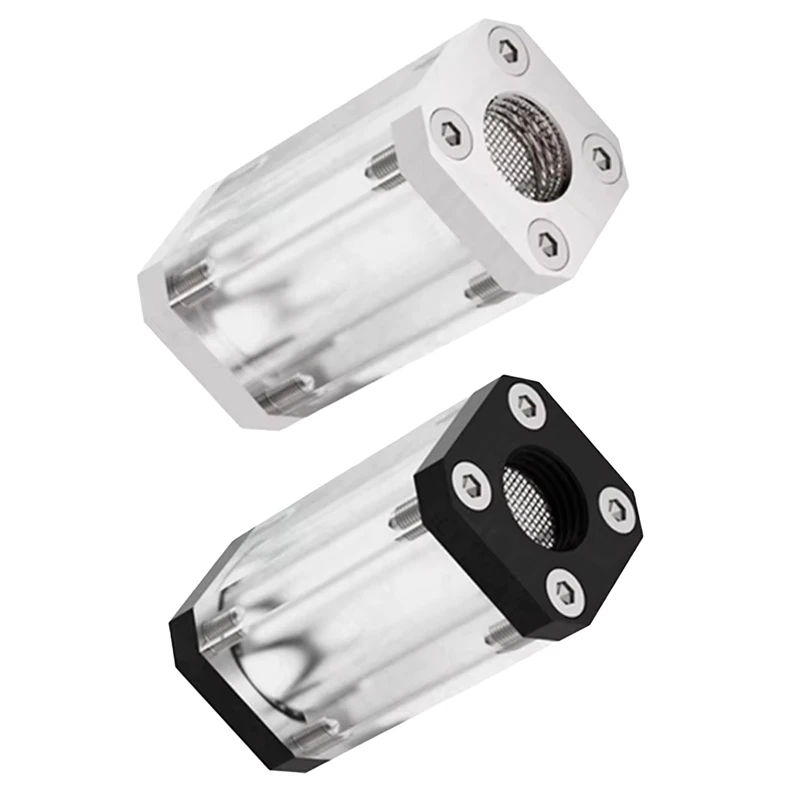 

FYBL-New Filter 2Mm Hexagon Wrench Water Cooler Brass Double Internal G1/4 Thread Liquid Filters 40 Mesh Single-Sided