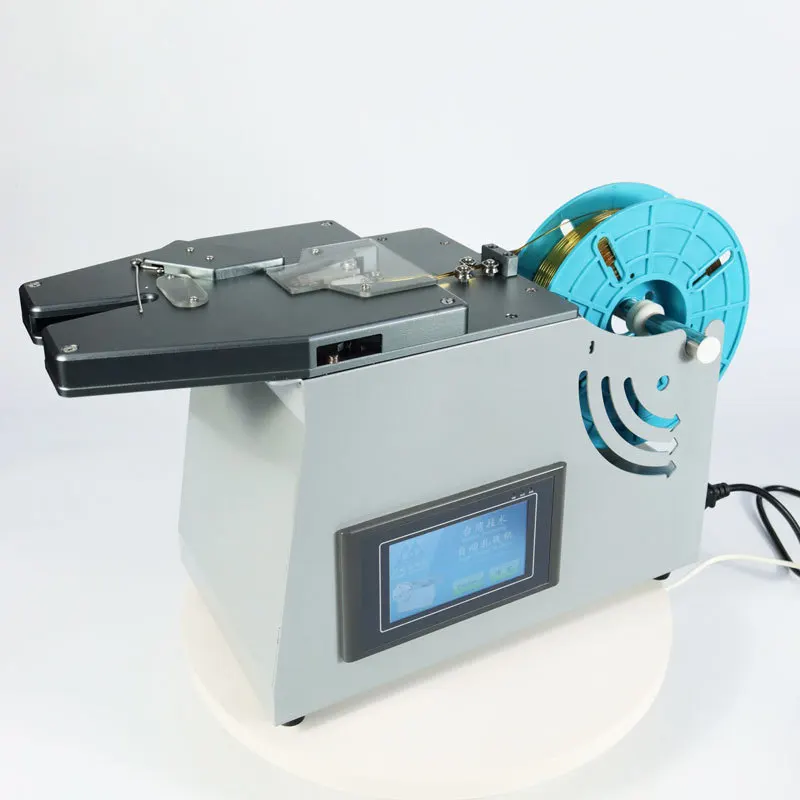 Baked food packaging bag sealing automatic wire binding machine K-8-M1