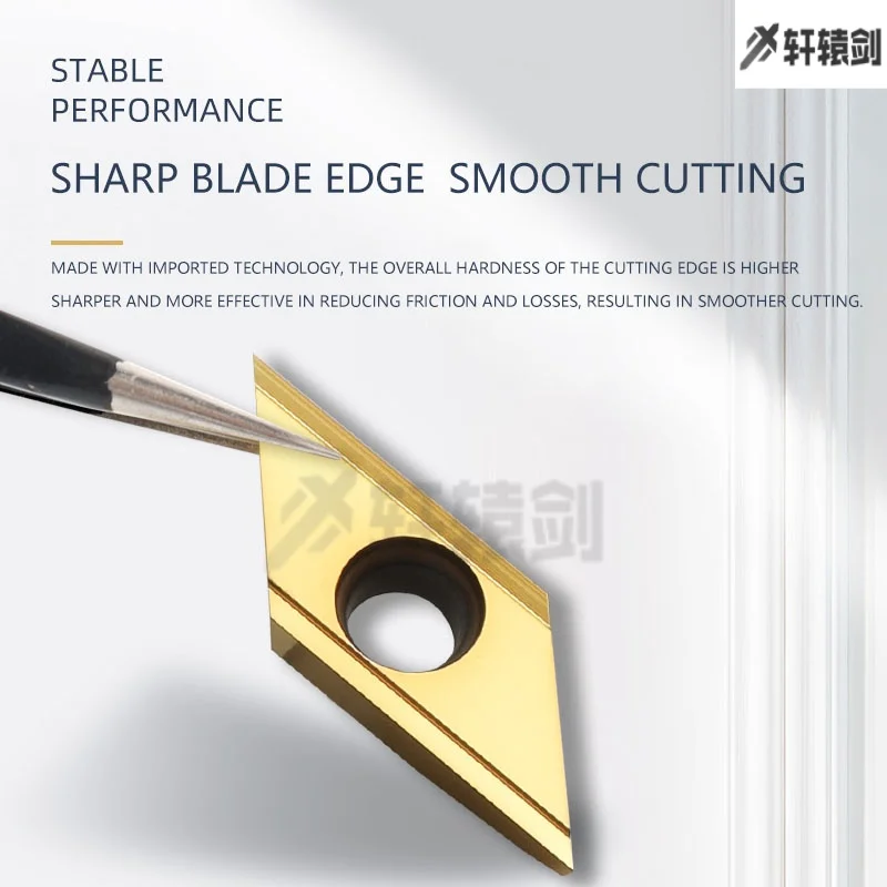 XCET 170404   XCET 310404   حواف طويلة الشطب كربيد إدراج مخرطة CNC تحول أدوات للألمنيوم الفولاذ المقاوم للصدأ 10 قطعة