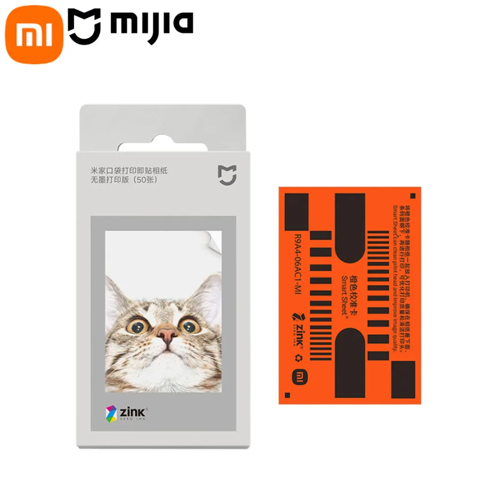 Xiaomi ZINK Pocket Printer Paper Self-adhesive Photo Print 10//50/100 Sheets For Xiaomi 3-inch Mini Pocket Photo Printer