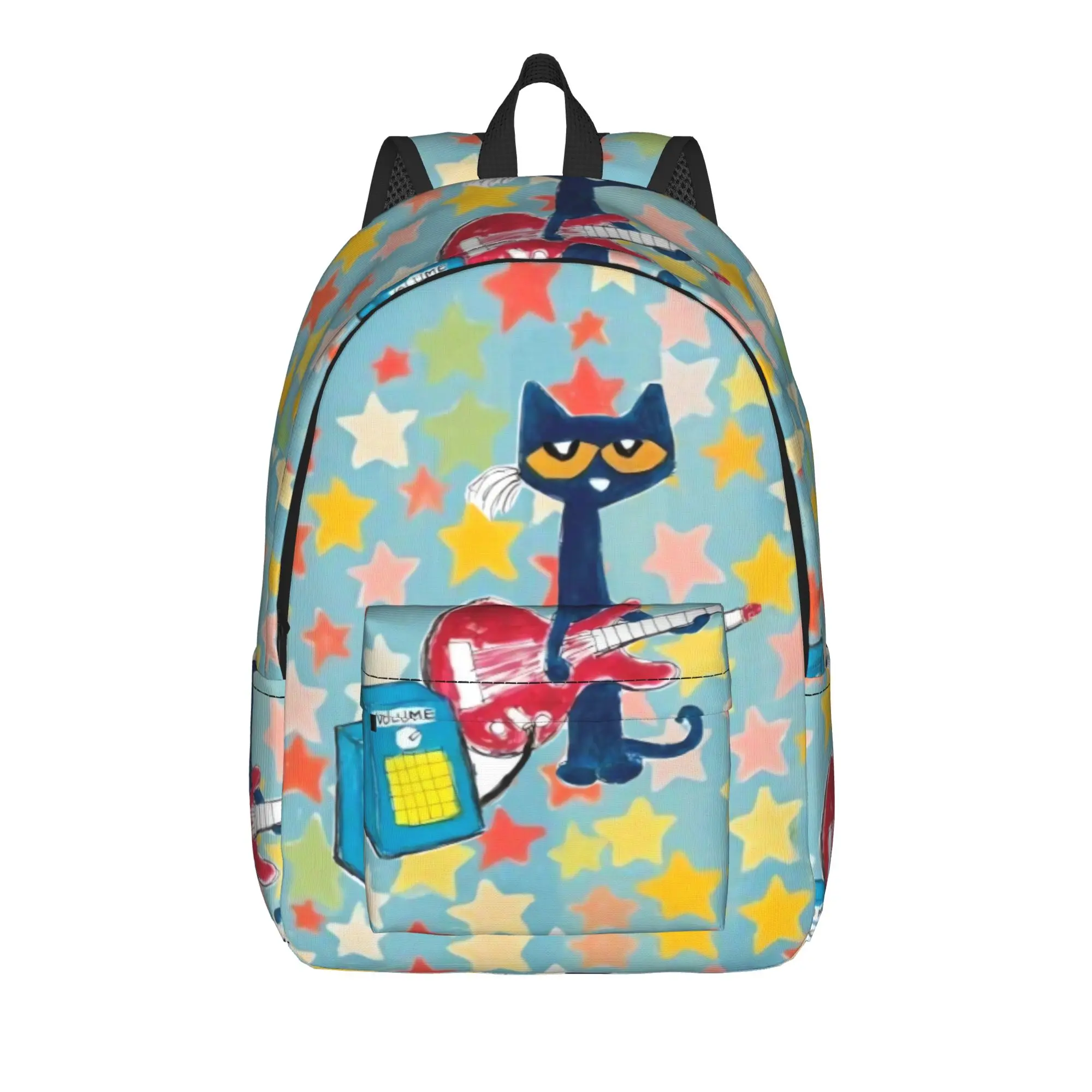 Pete the Cat and His White Shoes Backpack  Hiking Backpacks Girl Colorful Durable School Bags Fun Rucksack