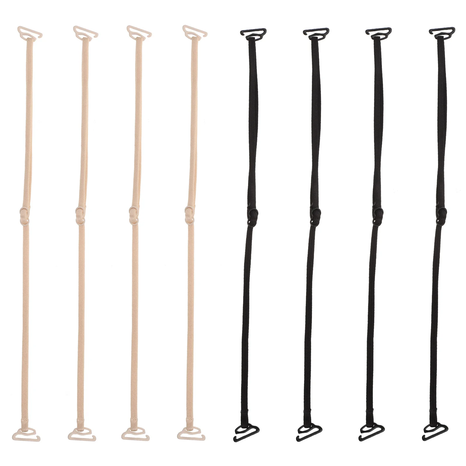 

8Pcs Women Non-Slip Bra Strap Extensions Adjustable Underwear Straps Anti-Slip Elastic Shoulder Belts Bra Strap