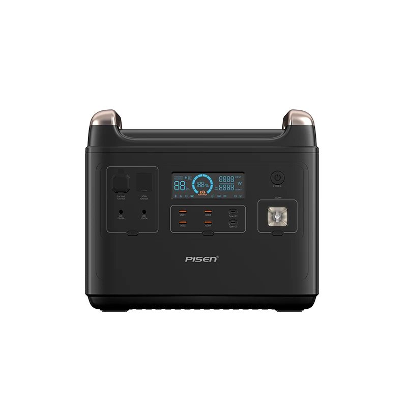 Pisen Pin Lithium Điện 2000W Năng Lượng Tái Tạo Hệ Thống Lưu Trữ 2kw Di Động Ngoài Trời Khẩn Cấp Cắm Trại Xe Máy Phát Điện