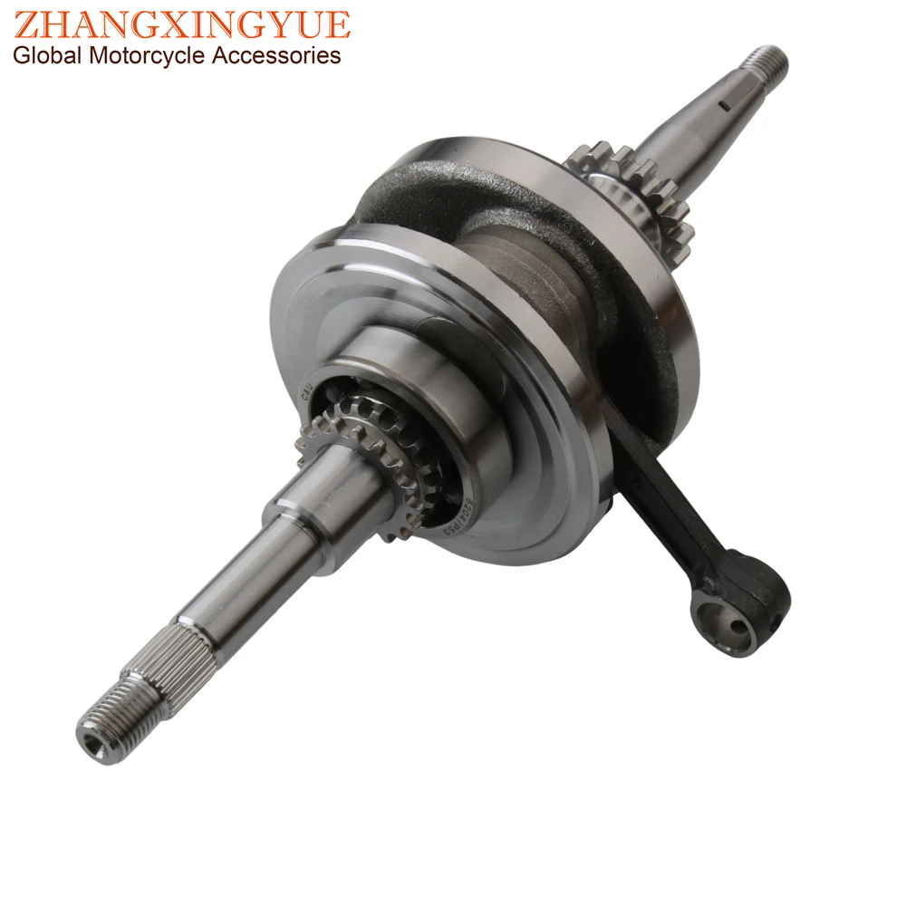 GY6 50 High Quality Crankshaft For Baotian BT49QT 50cc 139QMB 139QMA 16 Teeth 4T Engine Parts