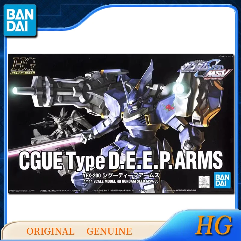 Bandai Original Genuine HG GUNDAM CGUE Type D.E.E.P.ARMS Anime Action Figures Toys for Boys Girls Kids Gift Model Ornaments