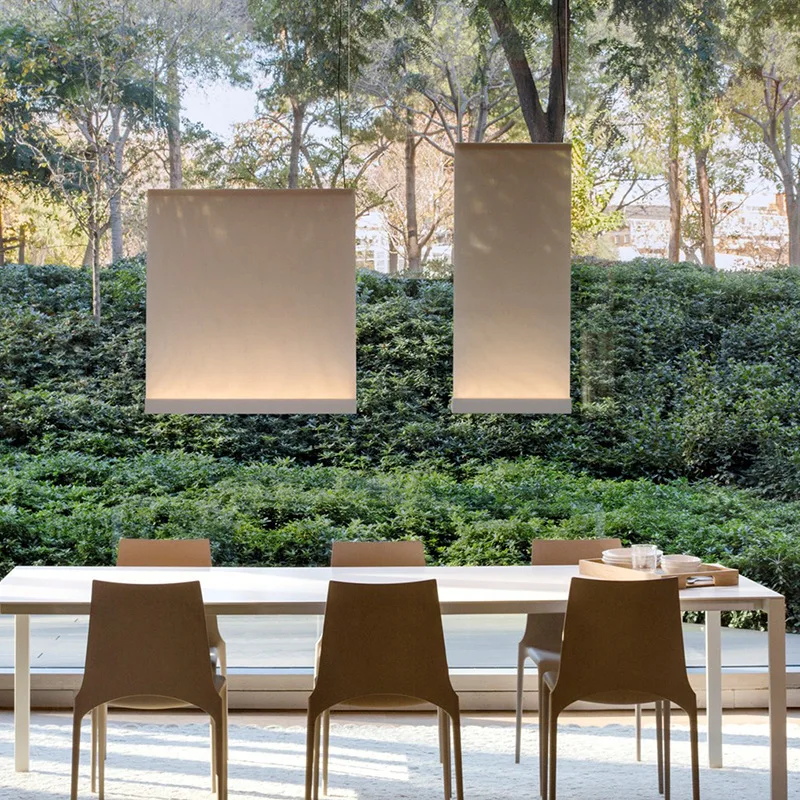 2026 Modern Minimalism Pendant Lamp Designer Curtain Pendant Light for Dining Room Office Home Decor Knitted Fabric Hanging Lamp