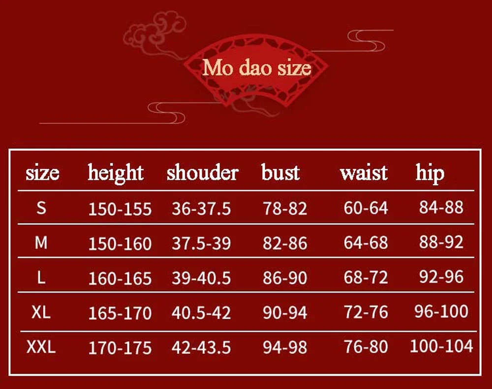 Wei W U Linie Cosplay Mod Xuan Yu LAN Wang und Kossume Anime Großmeister der dämonischen Kultivierung Cosplay Mod Ahoz U Shi Kostüm Männer – Detail 1