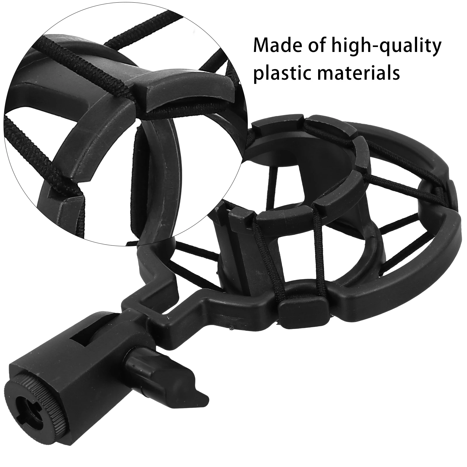

Microphone Shockproof Mount Holder Rack Storage Universal Black Condenser Anti Vibration Flexible Mic Stand Practical Efficient