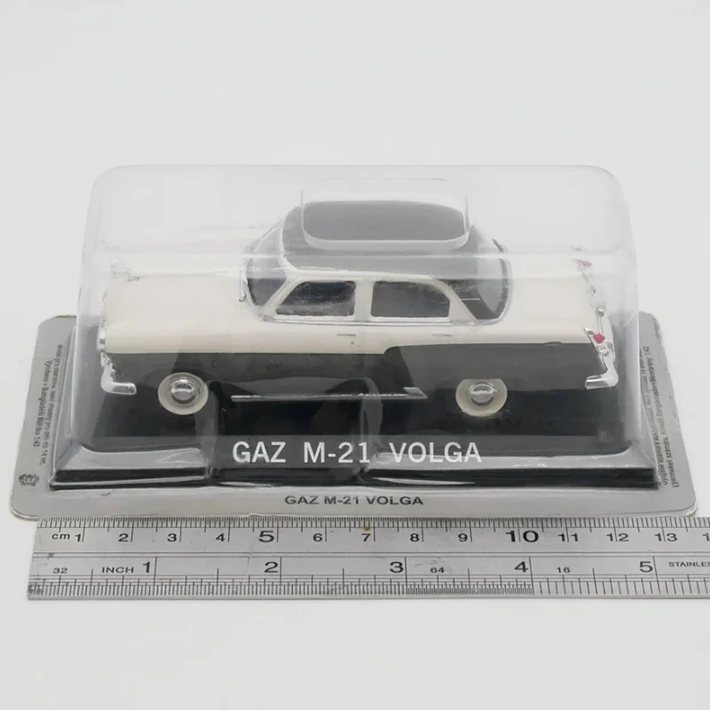 IXO Diecast 1:43 Escala Gaz M-21 Volga Modelo de Carro em Liga Metálica Acabado para Coleção, Decoração, Presente para Meninos e Exibição Estática