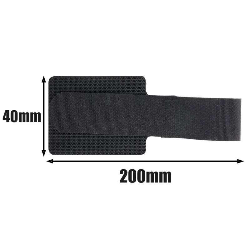 10pcs Data Cord Ties Nylon Hook Loop Self-adhesive Cable Organizer Desktop Tidy Wire Management Storage Strap Fastener Tape