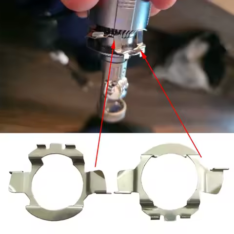 2/5/10X H7 Led Headlight Bulb Holder Adapter Socket Retainer Qashqai Carnival Headlamp Deck For Bmw/Audi/Bens/Vw/Buick/Nissan