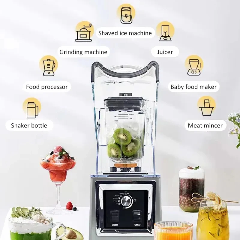 Processor Mixer Grinder Soybean Blender For Household Commercial Multi Functional Large Capacity Food