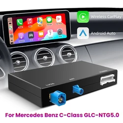 Wireless Carplay Decoder for Mercedes Benz NTG5.0 C GLC CLA GLA Class W205 2015-2018 Support Android Auto Mirrorlink
