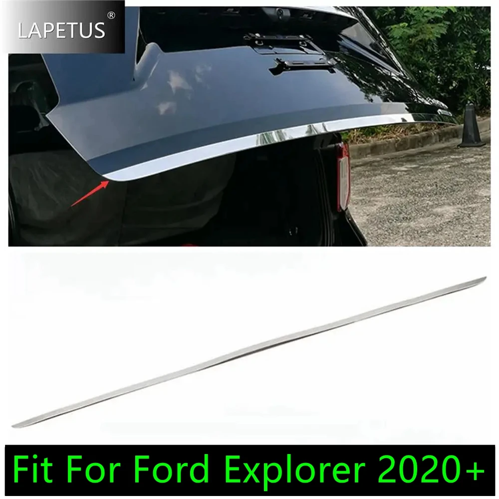 

Auto Accessories Rear Trunk Lid Cover Tailgate Trim Door Handle Molding Boot Garnish Bezel Cover For Ford Explorer 2020 - 2023