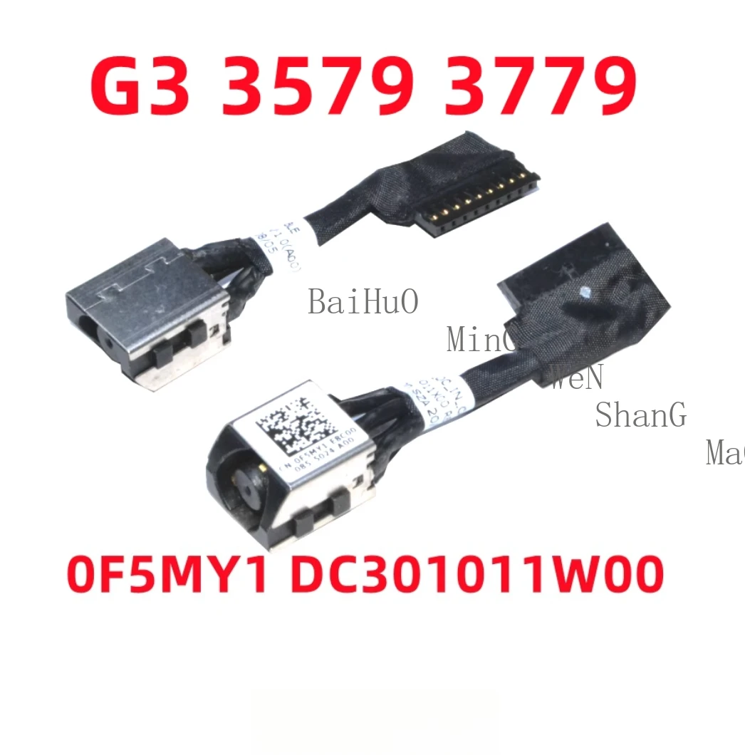 Para DELL Inspiron Gaming Laptop G3-3579 3779 interfaz de alimentación puerto de carga cabezal de alimentación 0F5MY1 DC301011W00