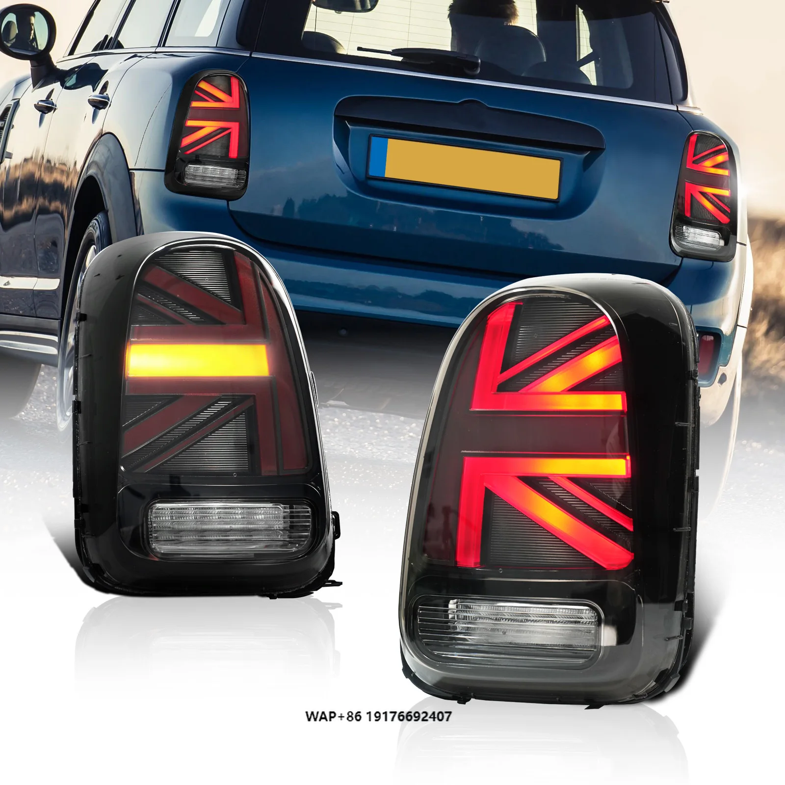 

2017-Up Mini Countryman F60 Dynamic Turn Rear Tail Light Union Jack LED Taillight for MINI F60 Back Lights Car Tuning Rear Lamp