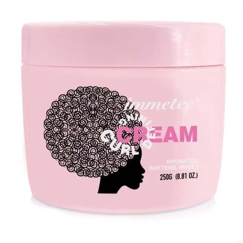 Q1FB Immetee Hairs Clumizing Cream Conditing Hairer Glome Cleam Styling Mousse Curly Hair Elastin Определяющий крем для Фото №3