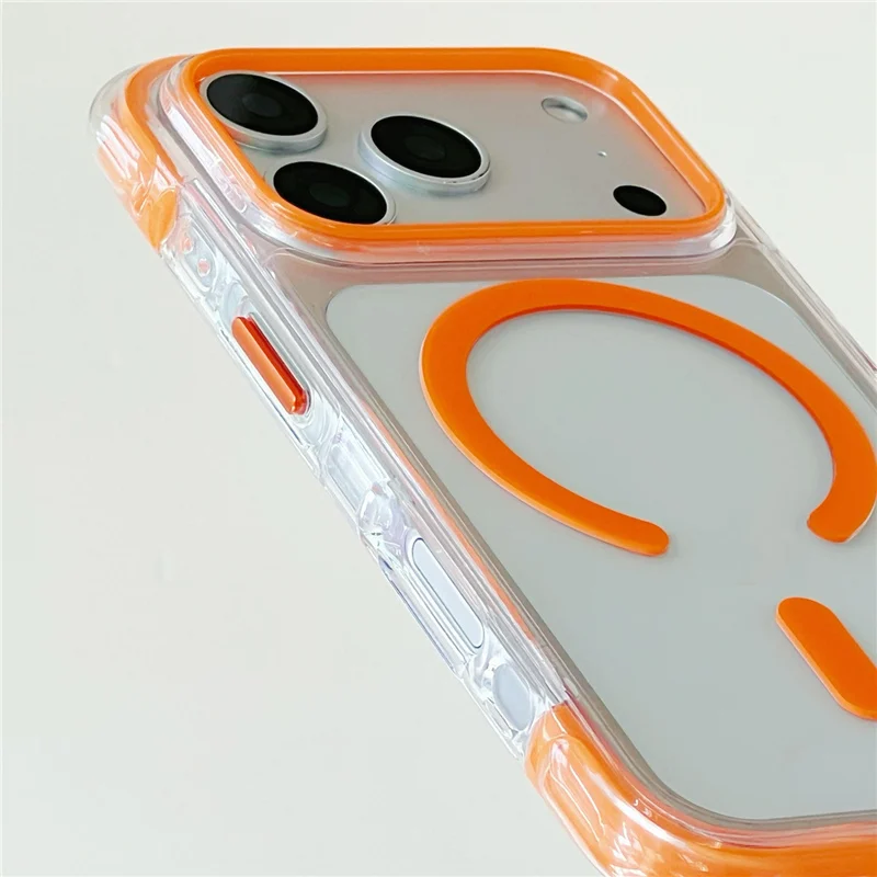 Picture 5: Original Airbag Anti-drop Clear Magnetic Suction Case For iPhone 17Pro 16 16Pro 17Pro Max for Magsafe Wireless Charging Cover
