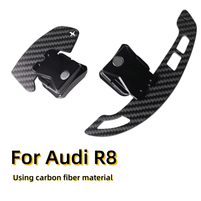 

Новые обновленные песла переключения передач из углеродного волокна, подходящие для Audi R8 TT TTRS, установка без потерь, автомобильные аксессуары