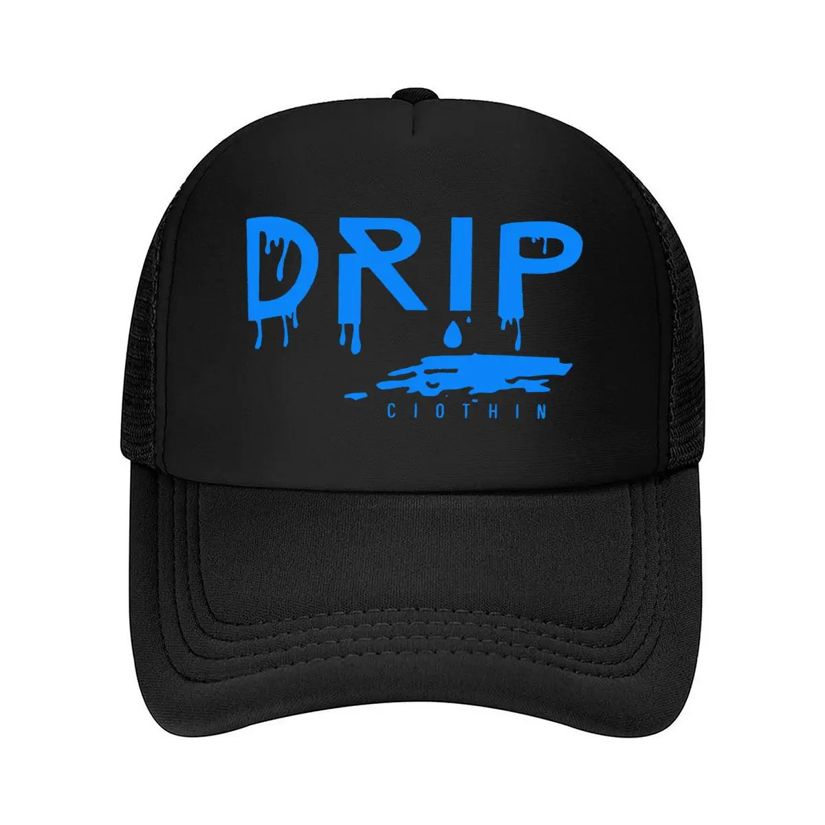 Drip Graphic Casual _1 2026 Mesh Baseball Cap Dad Hat Hip Hop Snapback Cap
