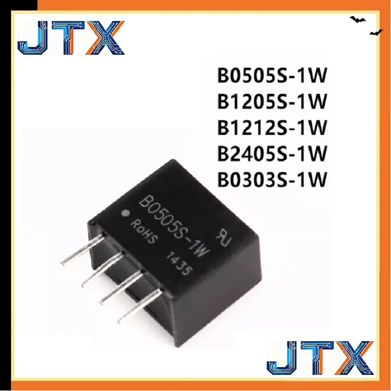 10PCS/LOT B0505S B0505 B0505S-1W SIP-4 5V to 5V B1205S-1W B1212S-1W B2405S-1W B0303S-1W