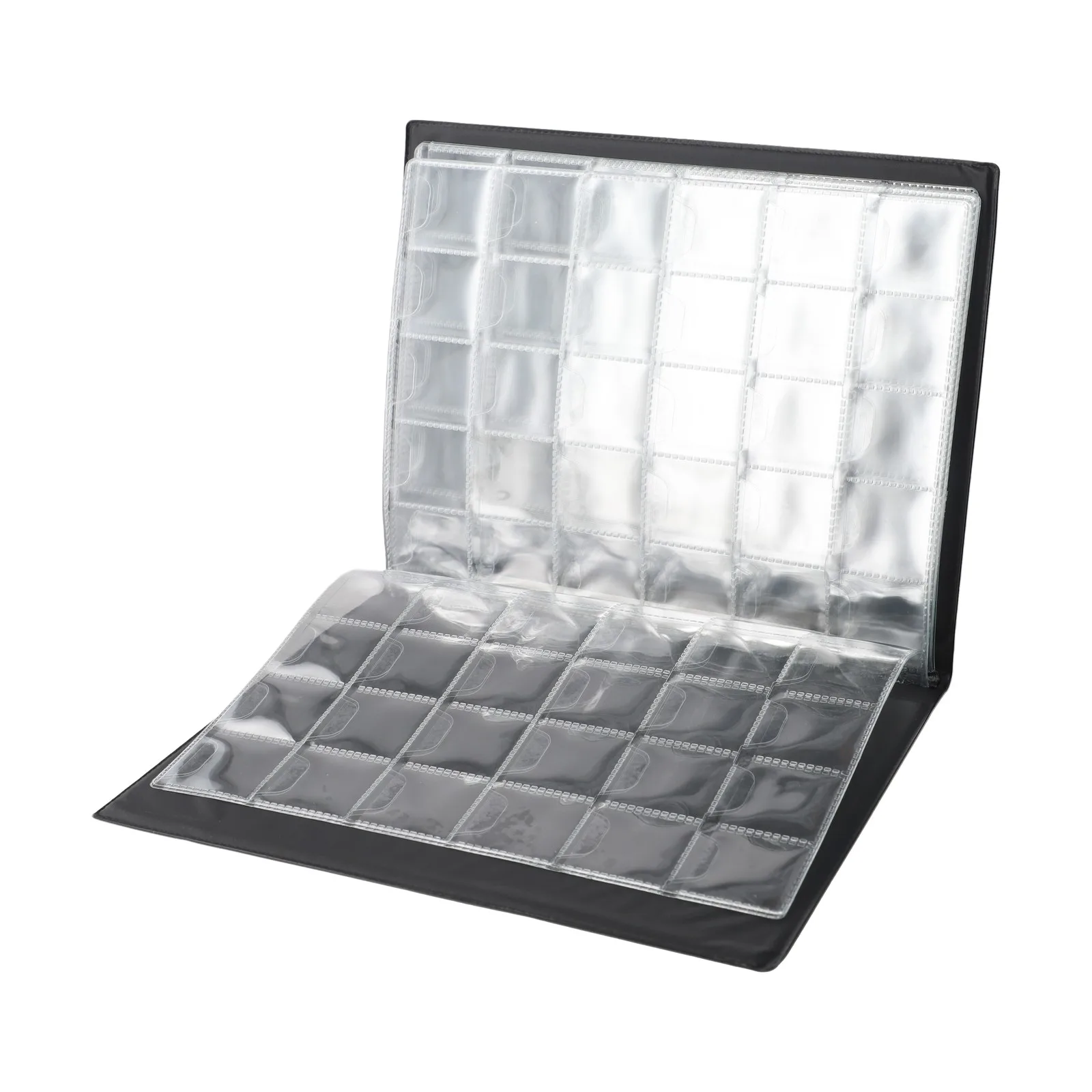 

Coin Collection Book 300-grid Coin Album Easy Insertion Pockets Elegant Display Design Lightweight Portable Album