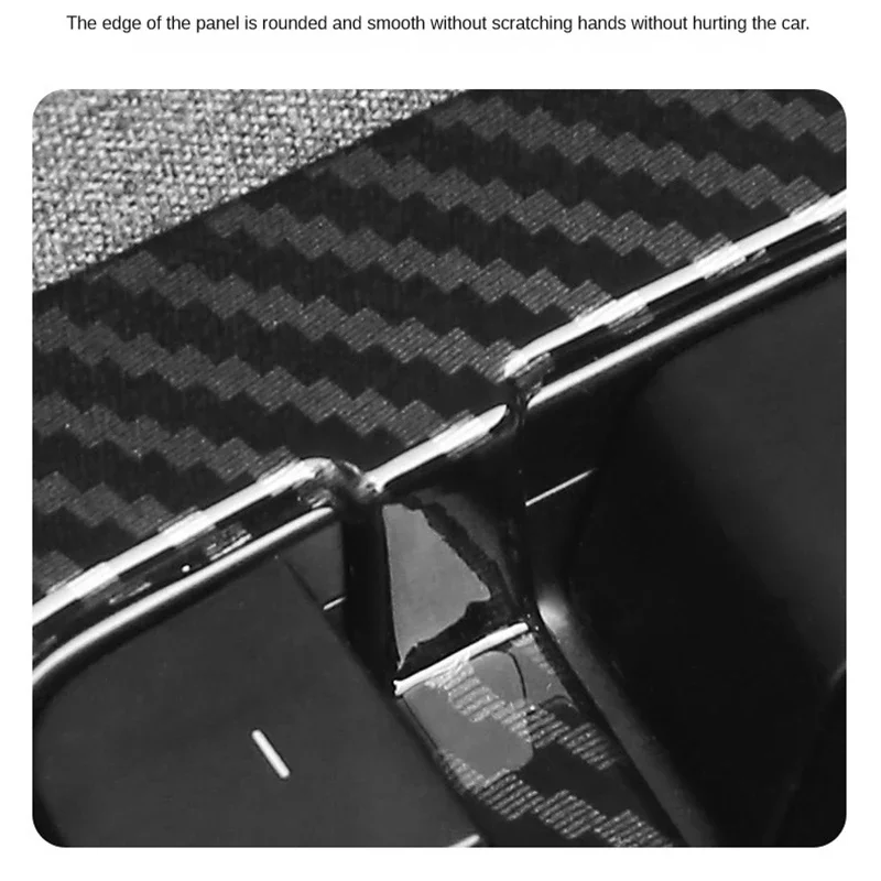 ل تسلا نموذج 3 هايلاند 2024 نافذة الباب رفع التبديل زر غطاء إطاري الديكور الكسوة ملصق لوحة الملحقات الداخلية