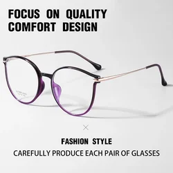 CAIDERONI Cat's Eye Optical Frame Fashion Ultem Blue Light Ladies Photochromic Customizable Prescription D2503 Reading Glasses