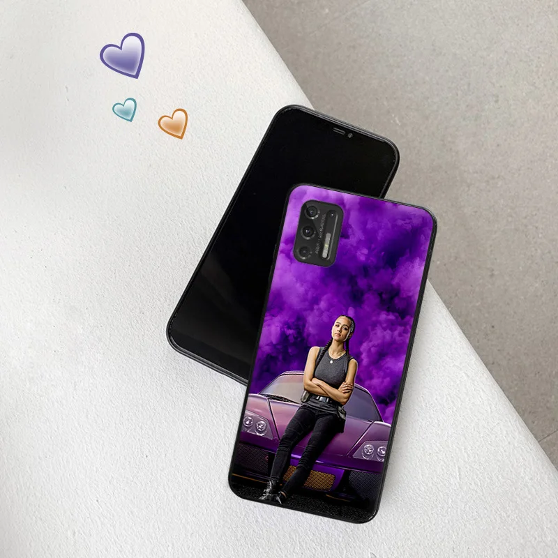 Soft Phone Cases For Motorola G53 G73 G9 G50 G51 G60 G71 G22 G32 G52 G72 Edge40 20 30 Fast Furious 9 Black Matte Cover