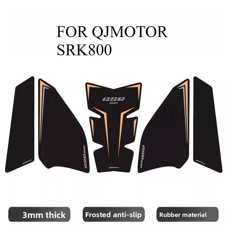 

FOR QJMOTOR SRK800 SRK800RR SRK 800 800RR 800 RR 2024 2025+ Motorcycle Resin Fuel Tank Pad Traction Side Protector Decal Sticker