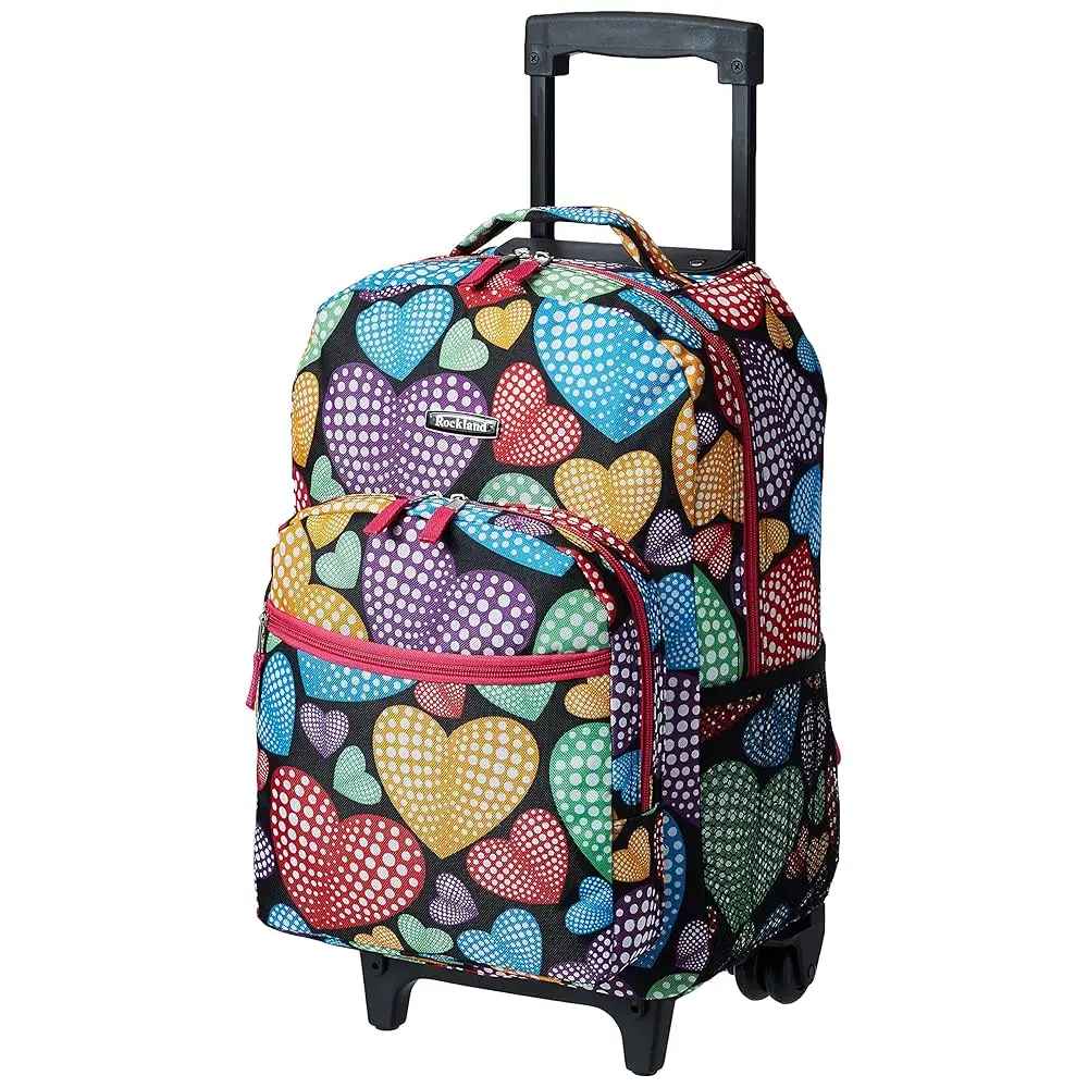 

Рюкзак на колесиках с двумя ручками, New Heart, 17 дюймов