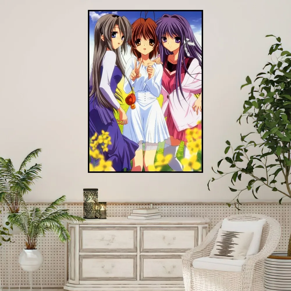 bilibili Anime Clannad After Story Poster Prints Wall Sticker Painting Bedroom Living Room Decoration Office Home Self Adhesive