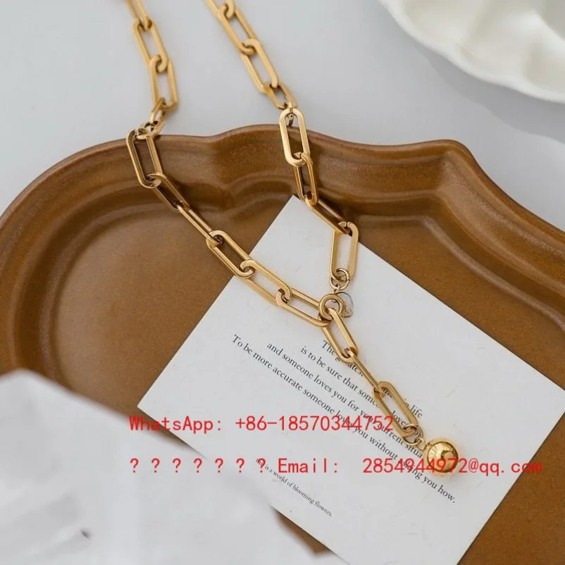 2026   Heavy Industry Premium Thick Chain Long Necklace