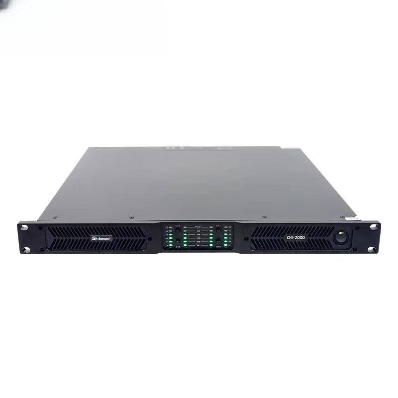 D4-2000 Hot Sale Professional Audio 4 Channel 2 Ohm Digital Power Amplifier 4000 Watts for Line Array