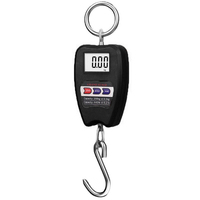 200kg Portable Electronic Scale Multifunctional Digital Scales LCD Weighing Tool Handheld Luggage Scale Compact Crane Scale