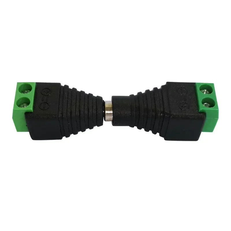 3.5x1.35mm DC Power Plug with 2Pin Screw Terminal Male Plug Female Jack DC Power Socket Connector for Camera LED Strip Light