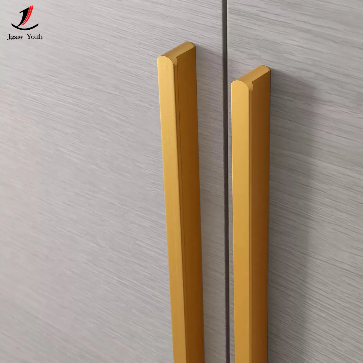 Manija de puerta de gabinete de manija de oro negro Simple moderna de 80MM-338MM manija de puerta de gabinete de lujo ligera europea herrajes para muebles