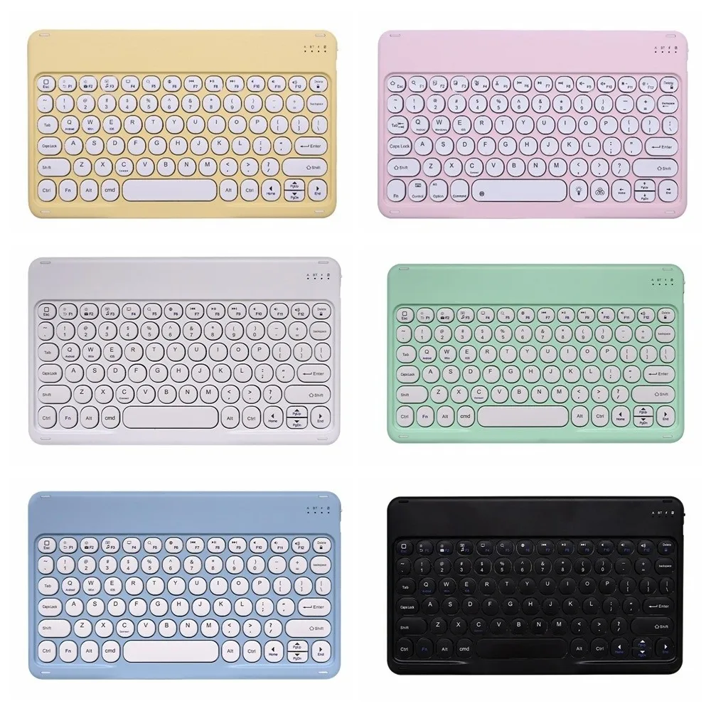 10 Inch Bluetooth Keyboard Ultra Thin Rechargeable Wireless Keyboard Lightweight Portable Portable Keyboard Laptop