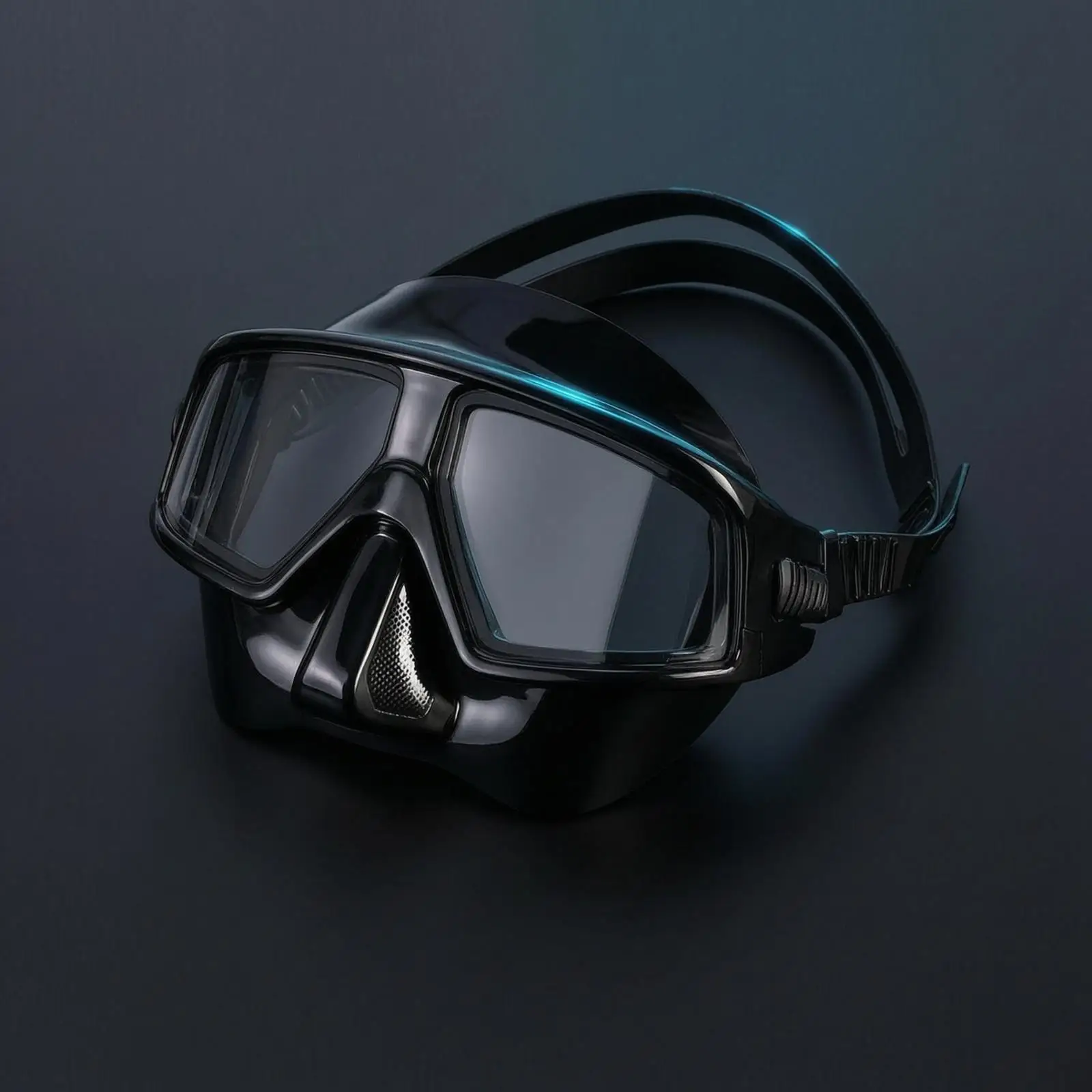 Underwater Vision Device Silicone Frame Diving Goggles Tempered Glass Underwater Mask for Water Adventure