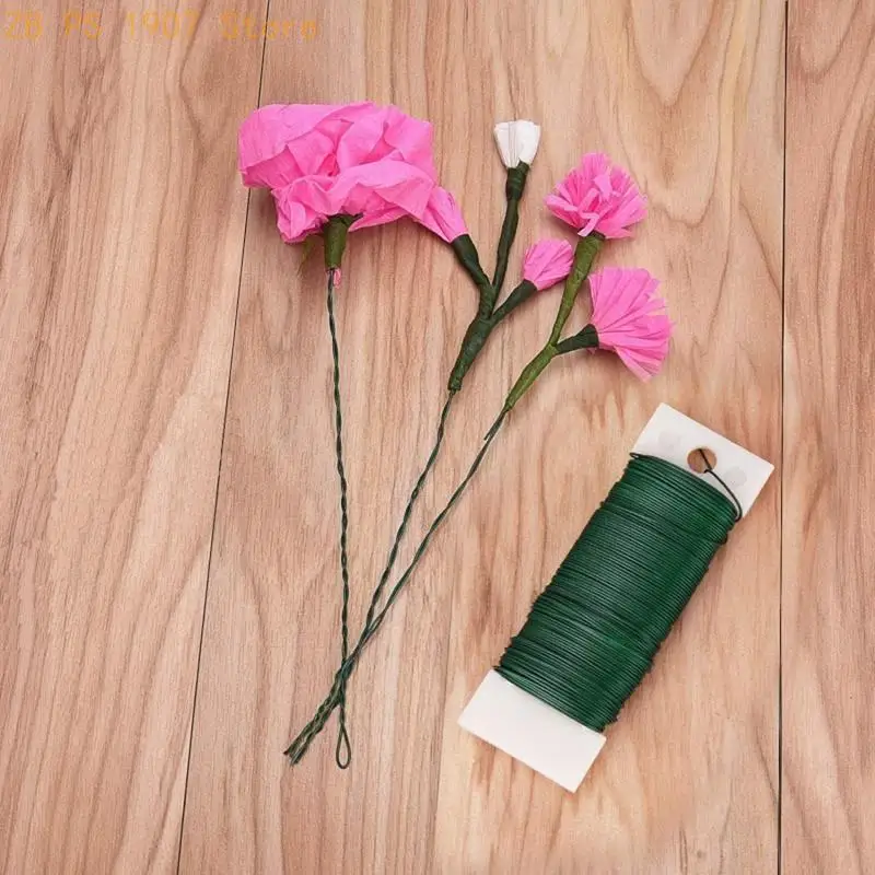 Floral Wire Paddle Wire 22 Gauge Florist Wire Wreath Wire for Wreath Making Craft Floral Flower Arrangements Garland 55KA
