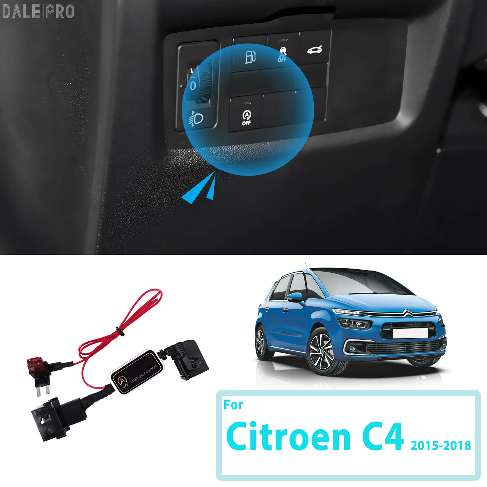 

For Citroen C4 2015 2016 2017 2018 Automatic Stop Start Engine System Disable Smart Shut Down Car Auto Start Stop Eliminator