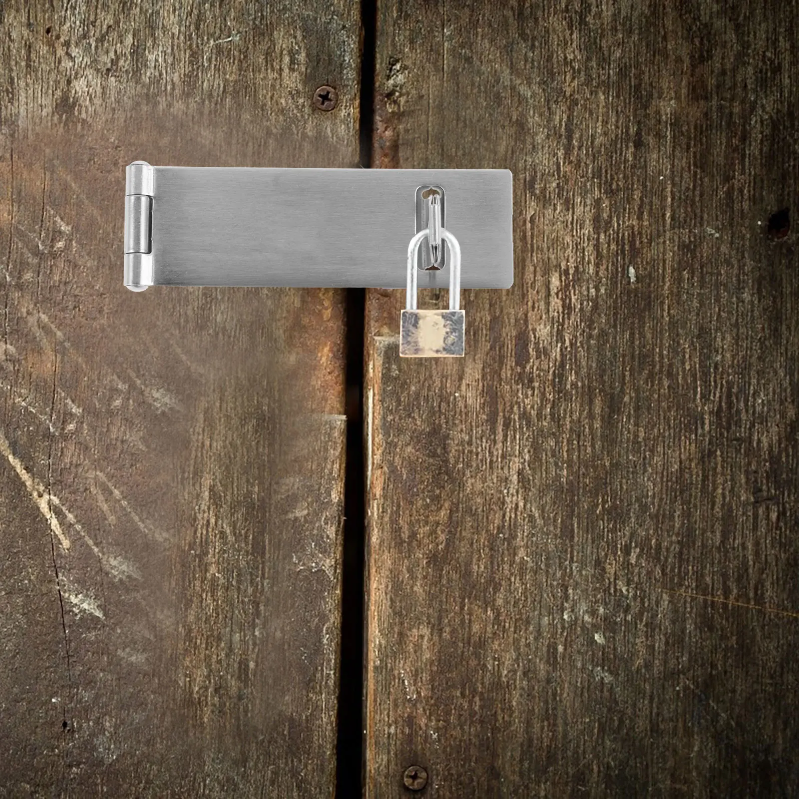 

6 комплектов защелок-замков из нержавеющей стали для дверей, для дома, офиса, сарая, легко устанавливаемые, с возможностью установки навесного замка, фурнитура