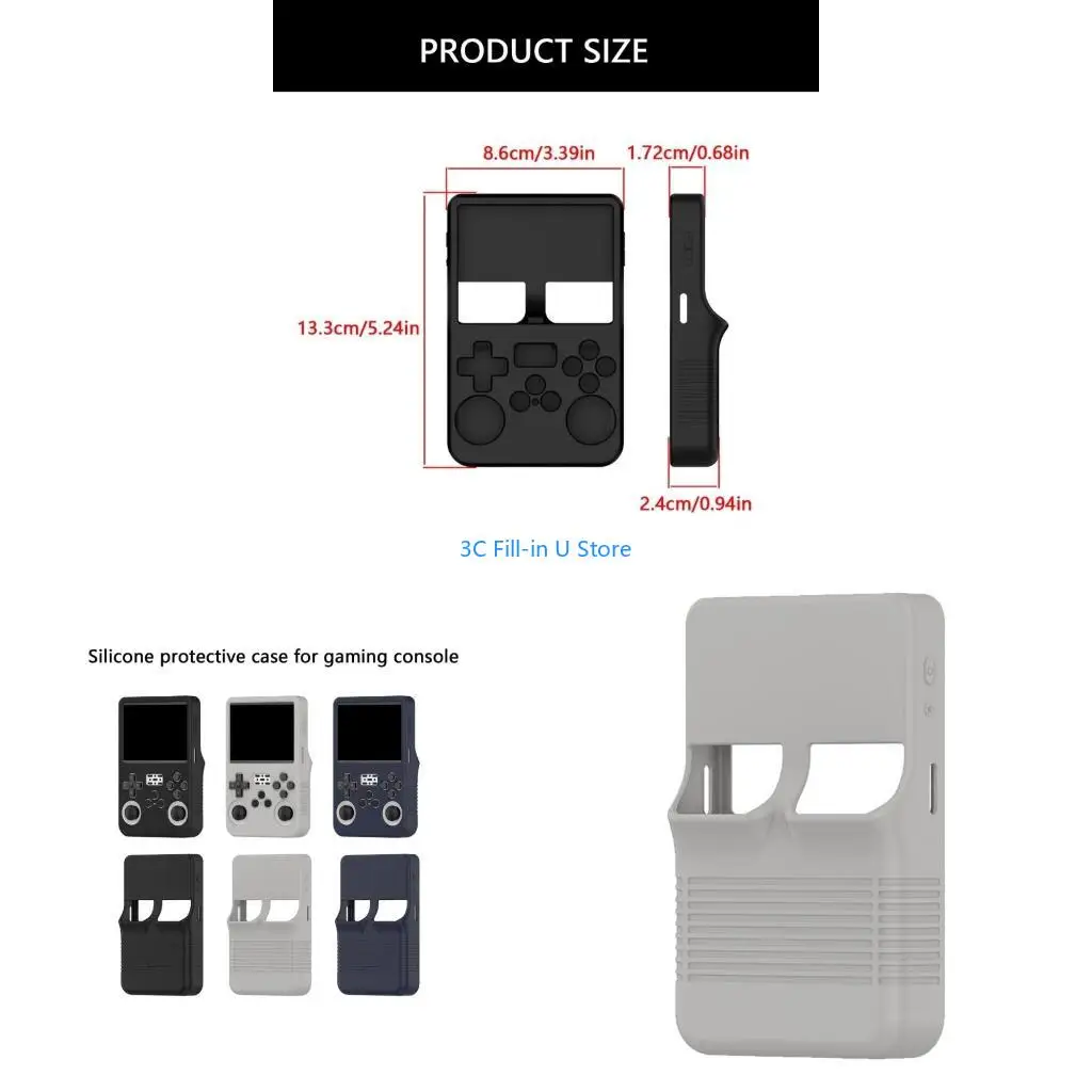 G8TA Silicone Cover for R36S Scratchproof Shell Skin Waterproof Protective Case