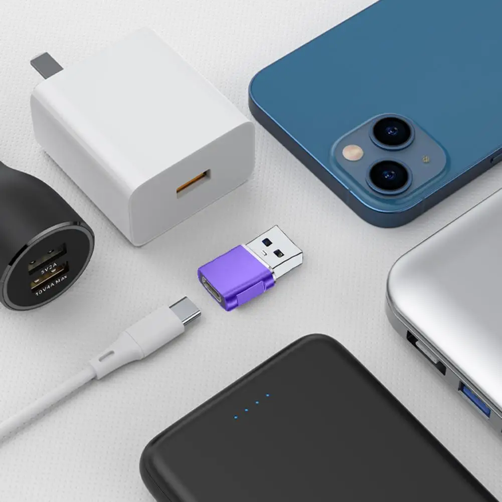 Adaptador Usb tipo c estable para transferencia de datos de carga rápida, tamaño compacto, ligero, hembra tipo c a Usb, eficiente