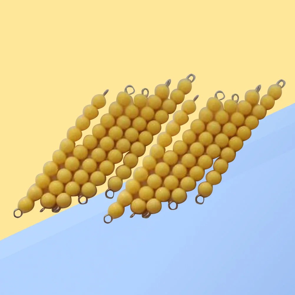 

10Pcs Math Educational Bead Chain Set for Kids Counting Number Recognition Early Learning Classroom Aid Kids Math Toy