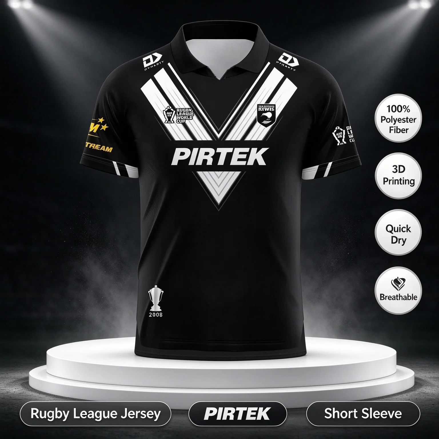 26-27 New Arrivals New Zealand Kiwi Rugby Jersey 3D Printed Comfortable Breathable T-shirt Training Daily Top Family Clothing