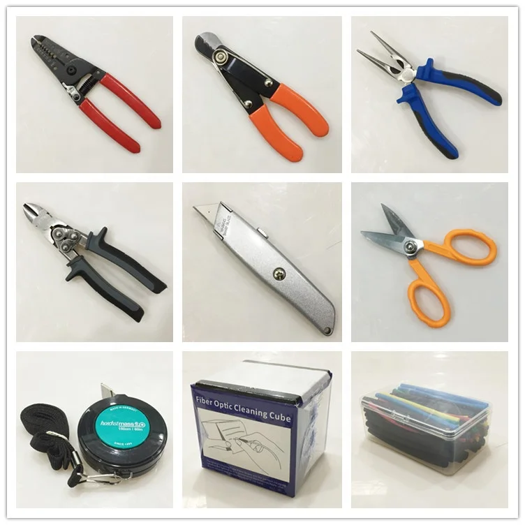 Professional Equipment Fiber Installation Tools FTTH Tool Kit Fiber Optic Tools