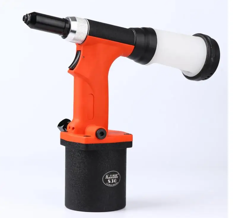Pistola per rivetti pneumatica autoadescante KML-S30, pistola per rivetti idraulici con anima verticale macchina per rivetti in acciaio inossidabile di livello industriale