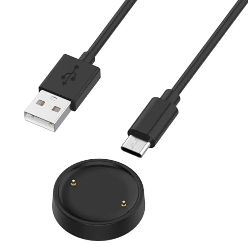 Nova base de carregamento para amazfit bip6/para active2 relógios inteligentes adaptador carregador magnético cabo 100cm com cordão acessórios